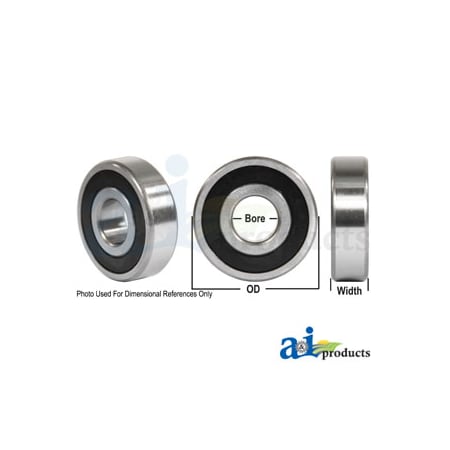 Bearing, Ball; 6000 Series, Flat Edge 3.5 X3.5 X1.5